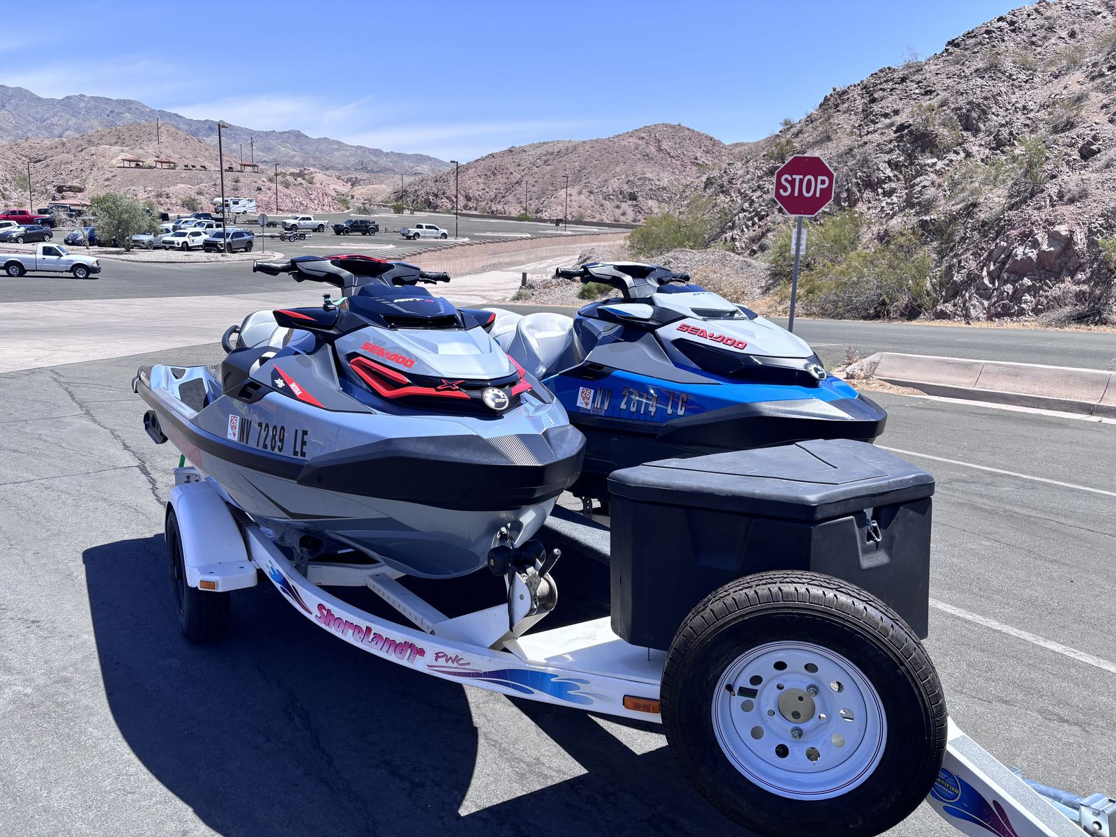 2018 Sea-Doo RXT-X 300 and 2018 GTX 230 with trailer