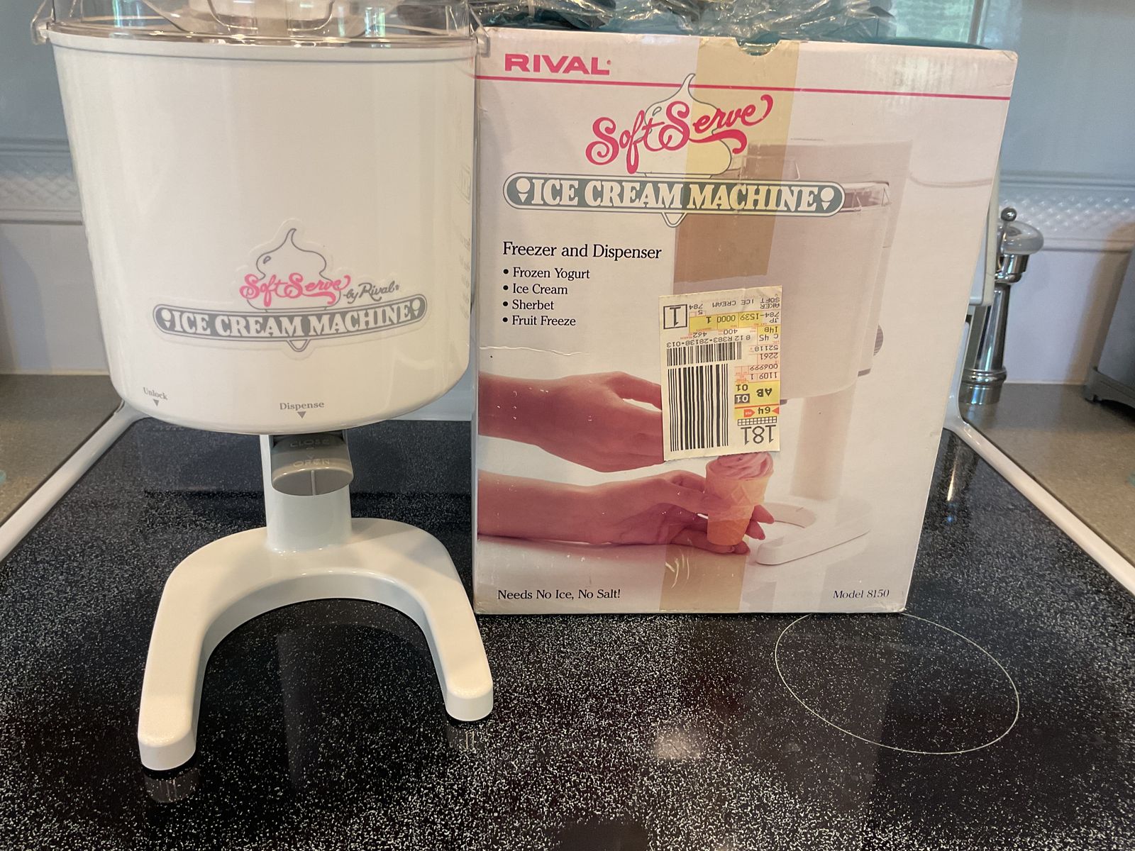 (NEW) Vintage Rival Soft Serve Ice CreamMachine