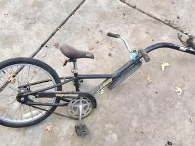 Tag-A-Long Trailer Bike - Black Single Speed Child's Bicycle Attachment