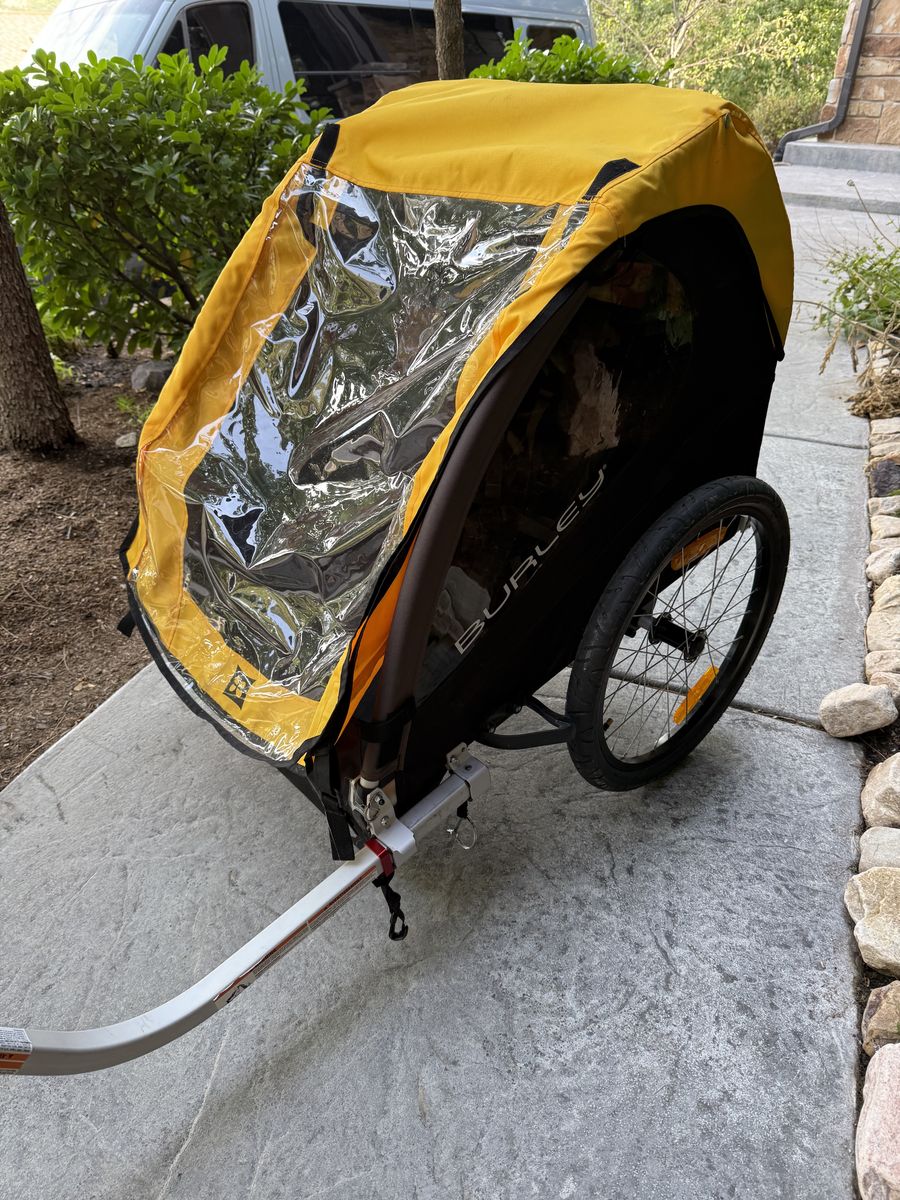 Burley double kid bike trailer