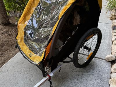 Burley double kid bike trailer