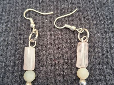 Natural stone earrings