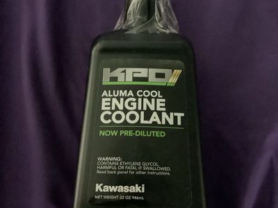 Kawasaki KPD Aluma Cool Engine Coolant, 32 oz, Pre-Diluted, Motorcycle/ATV