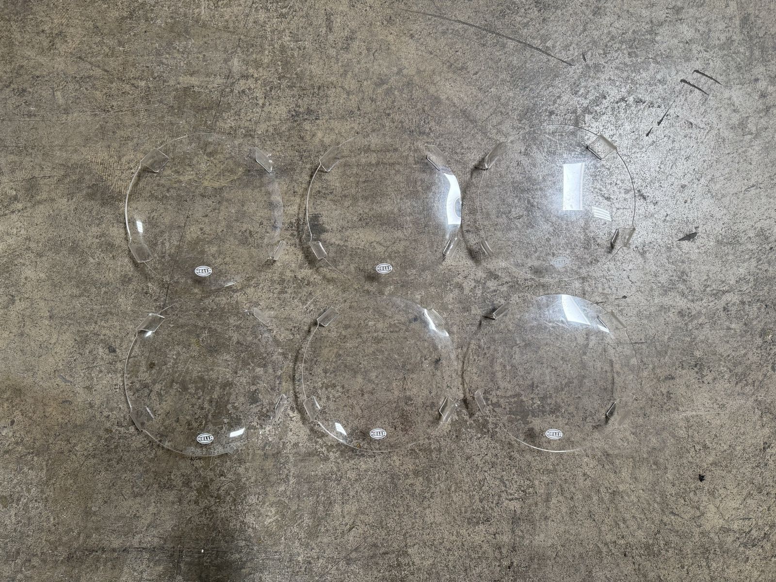 6 Hella 4000 Clear Light Lens Cover