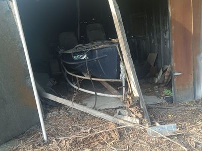 16' aluminum boat trailer and motor