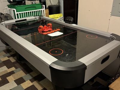 Full-Size Air Hockey Table with Pushers and Pucks