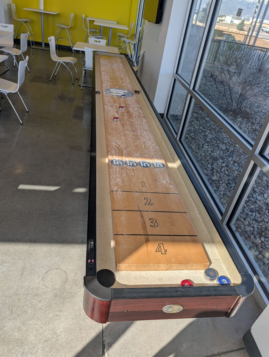 Playcraft Premium Shuffleboard Table - Like New, Full Size 16 ft