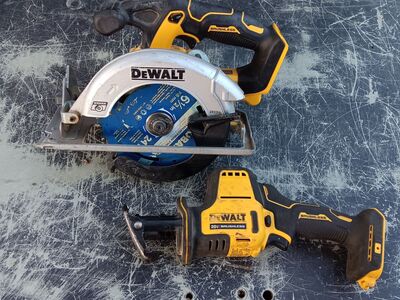 Dewalt Brushless Circular saw and Reciprocating Saw, with charger and Battery