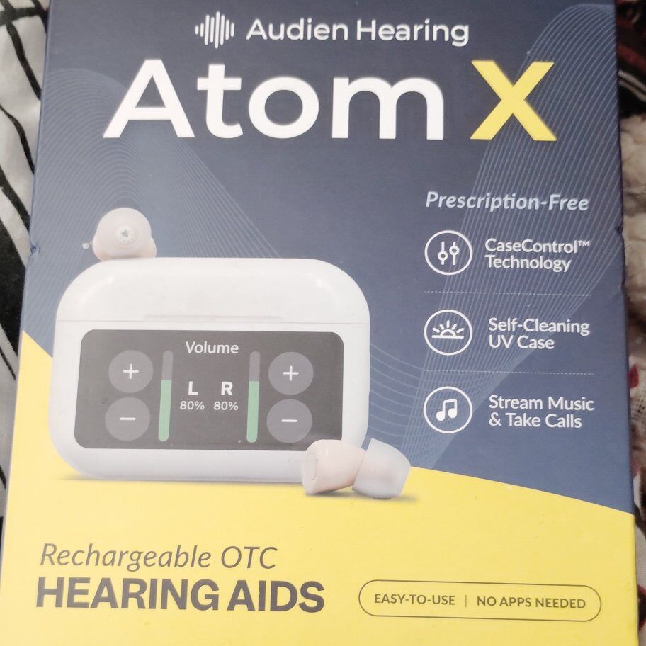 Audien Hearing Atom X Hearing aids.