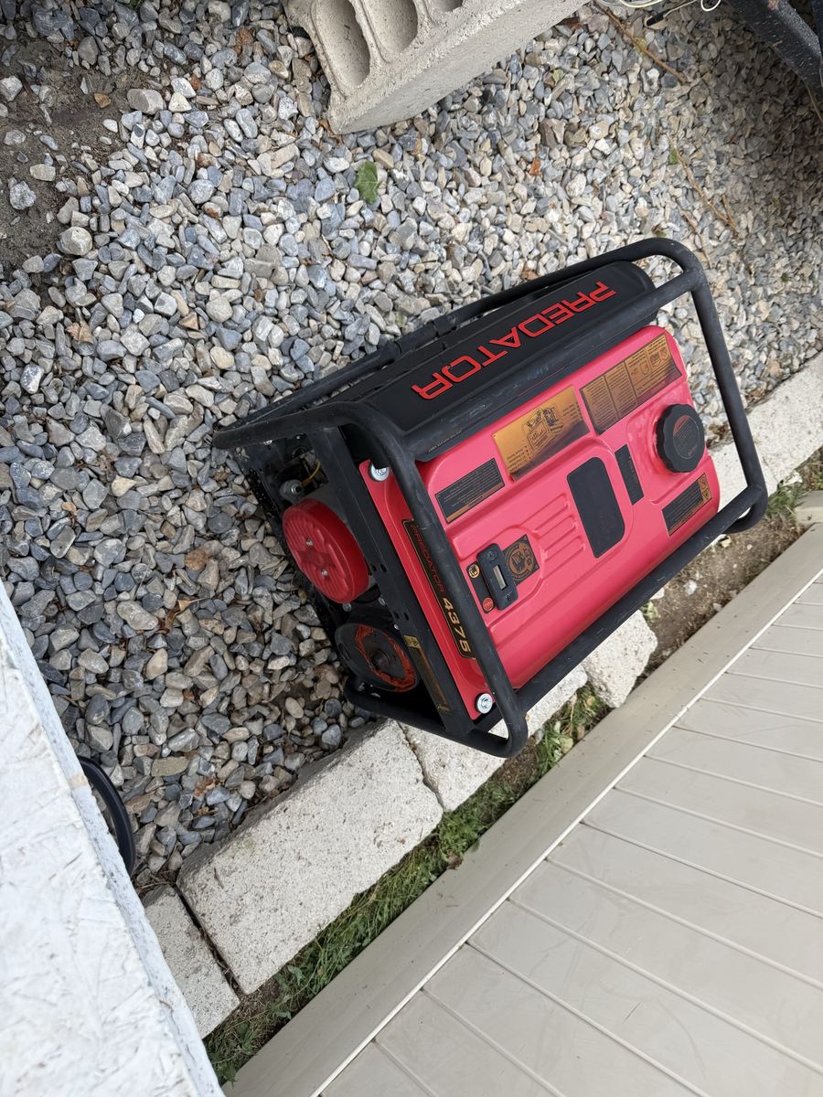 Predator 4375 Watt Portable Generator – One Pull Cold Start!