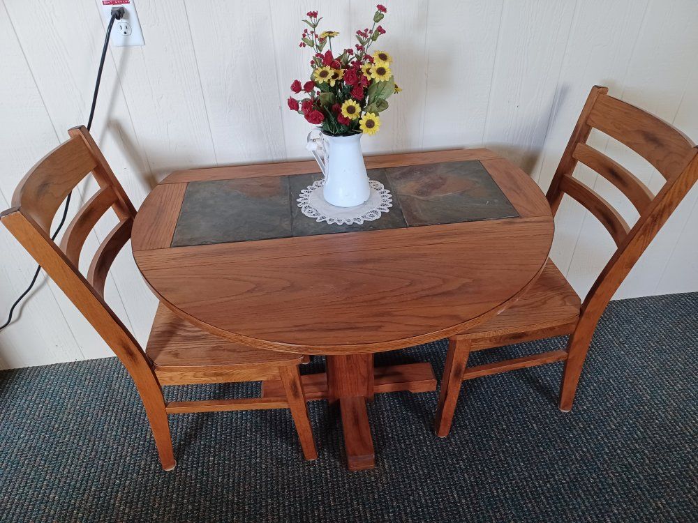 Oak Drop Leaf Table