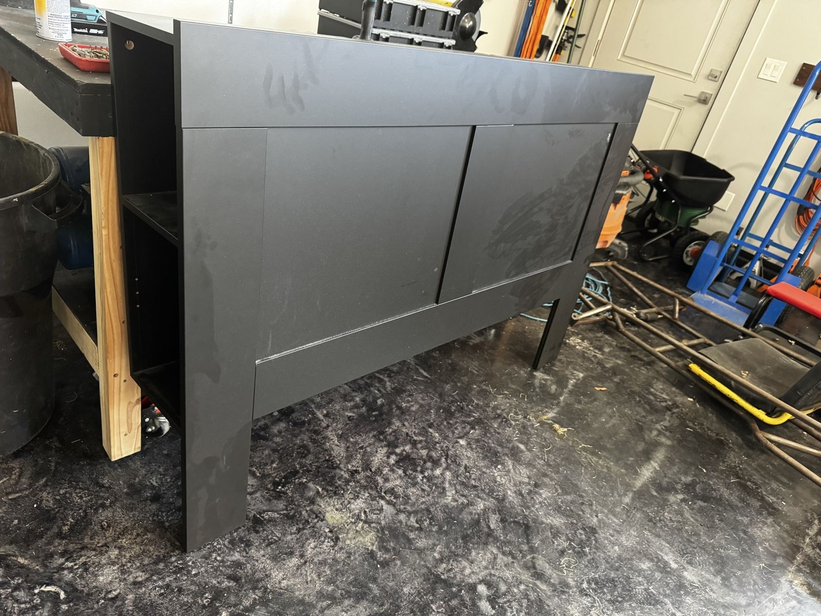 IKEA Brimnes Headboard, Black, Full/Queen (62" Wide) with Storage