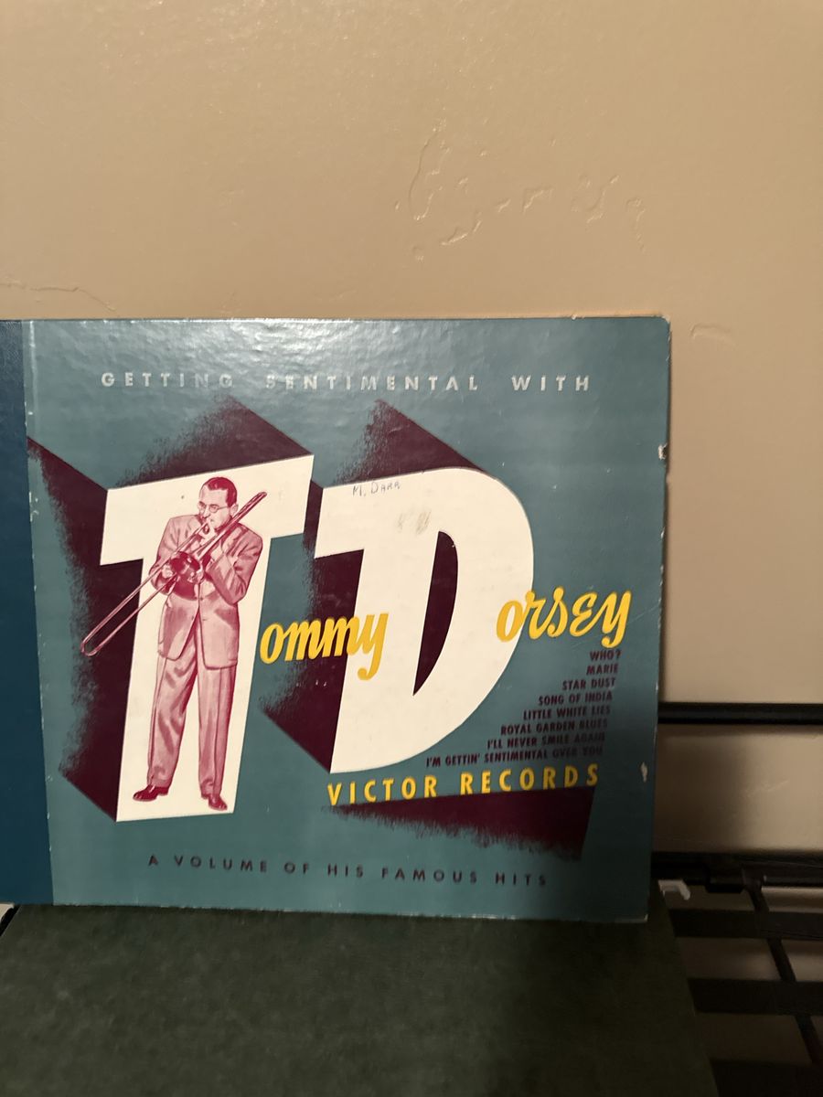 Getting Sentimental With Tommy Dorsey Vintage Victor Records Album Set