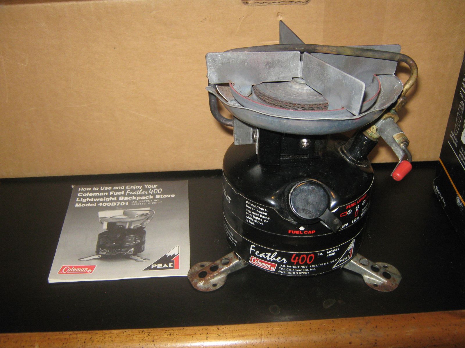 PEAK FEATHER  400 Back Packing Stove