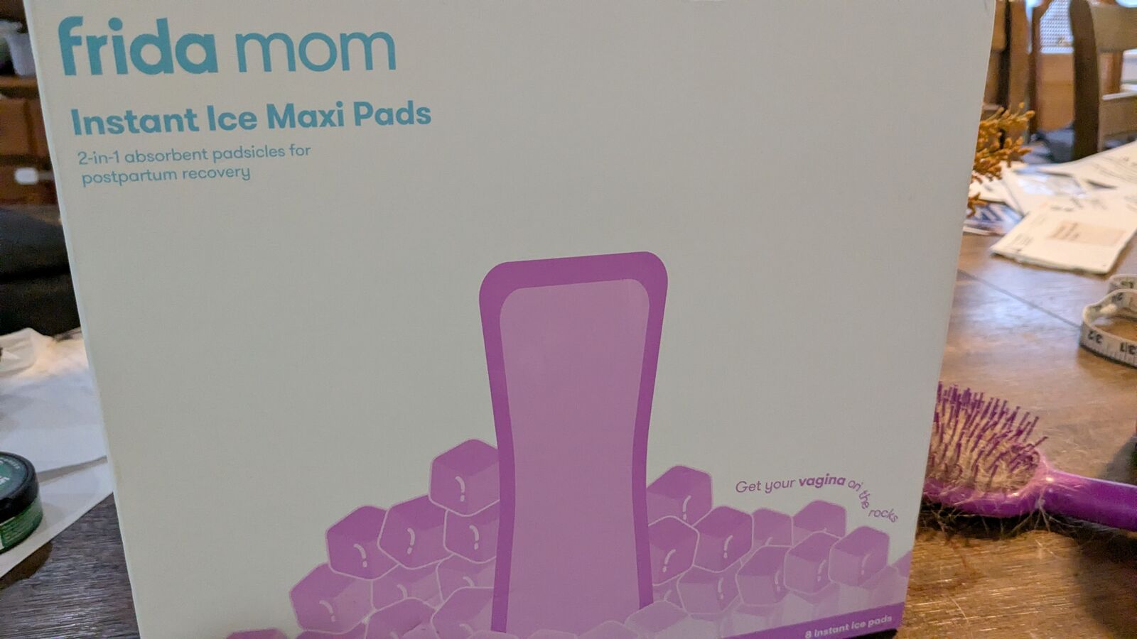 Frida mom instant ice maxi pads postpartum recovery