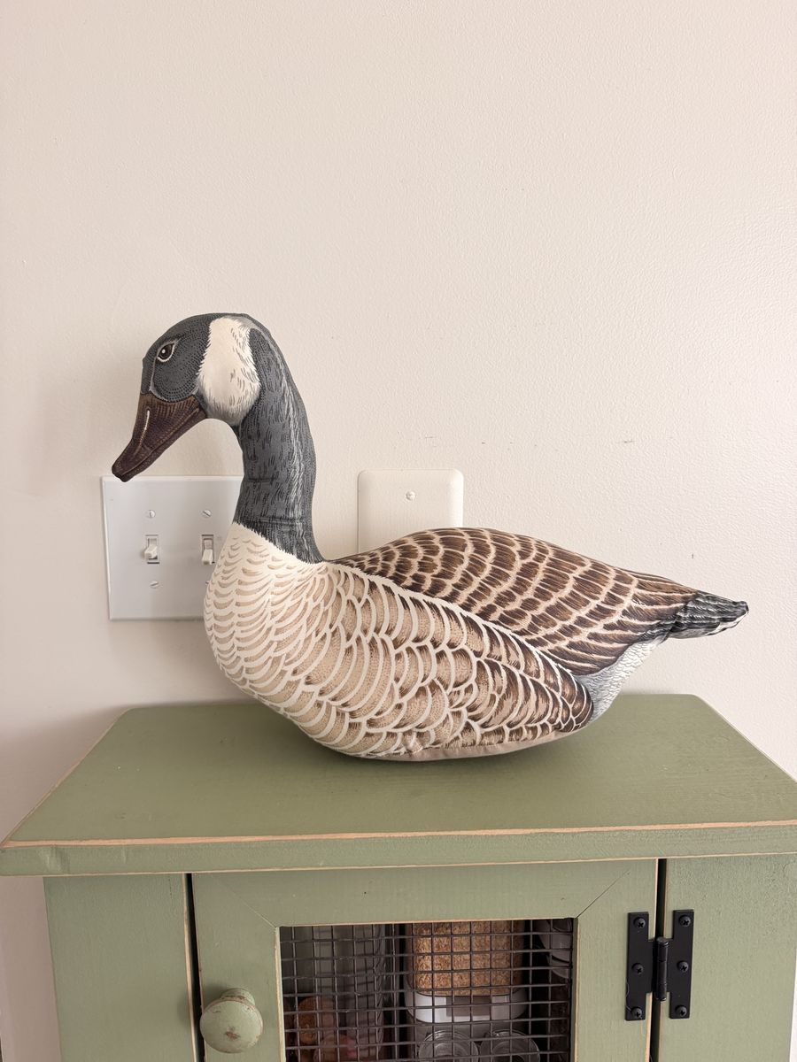 Canada Goose Novelty Throw Pillow Shaped Stuffed Animal Decor