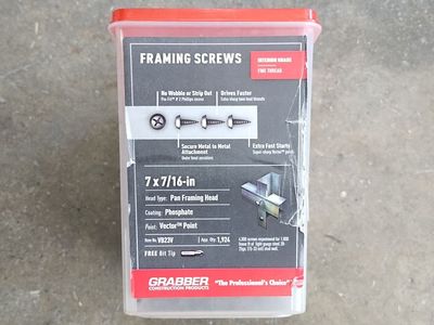 5 LB - Framing Screws - Grabber Construction