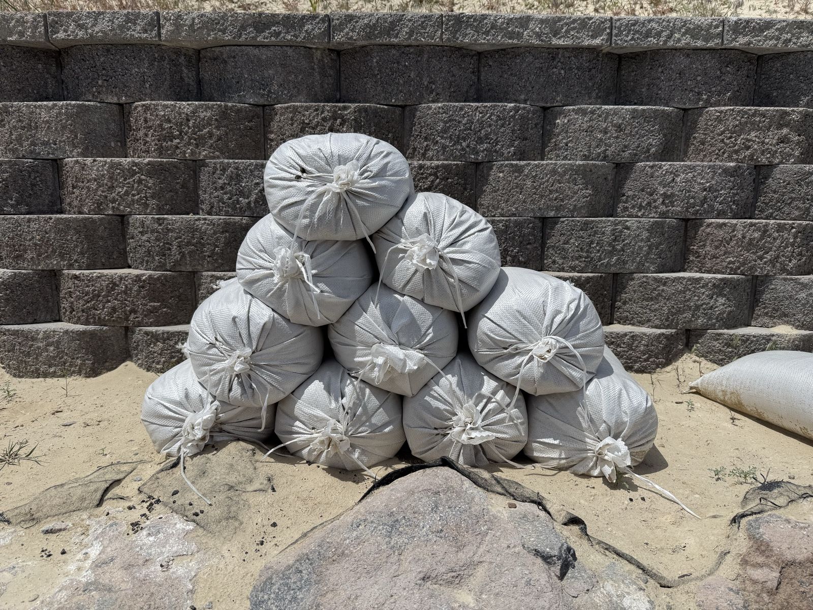 Bagged Sandy Soil