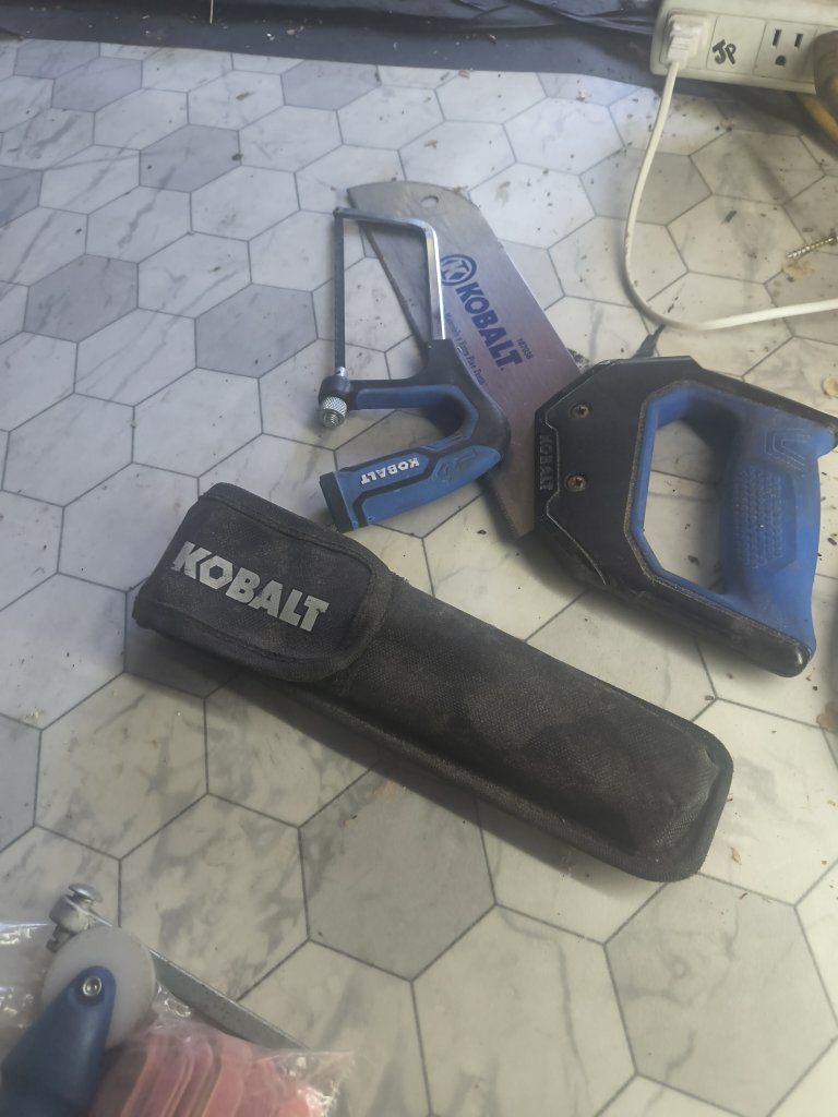 Kobalt Hand Saw Set with Carrying Case - Used