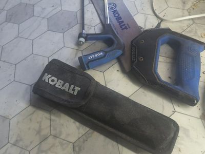 Kobalt Hand Saw Set with Carrying Case - Used