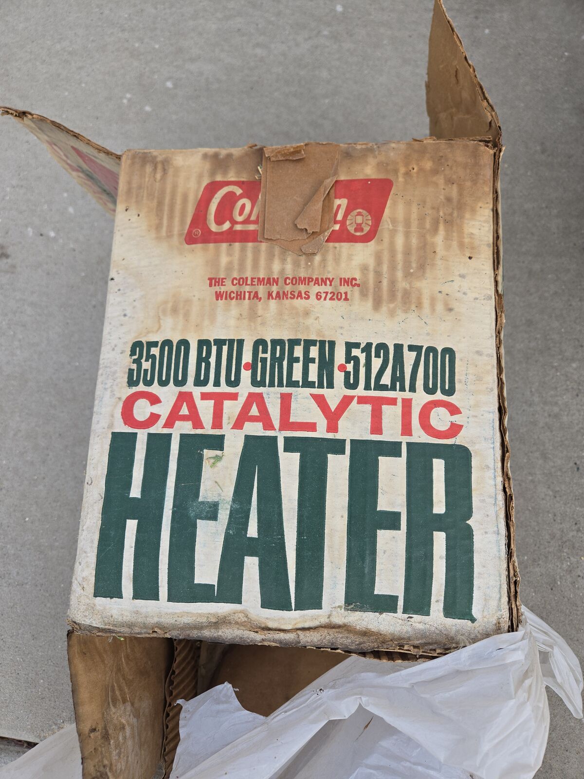 Vintage Coleman Catalytic Heater