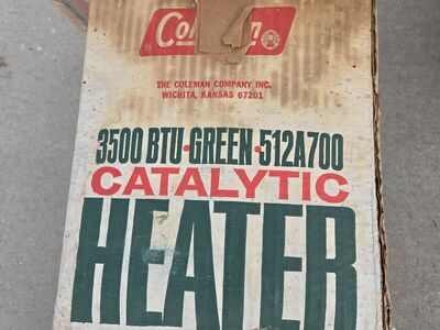 Vintage Coleman Catalytic Heater