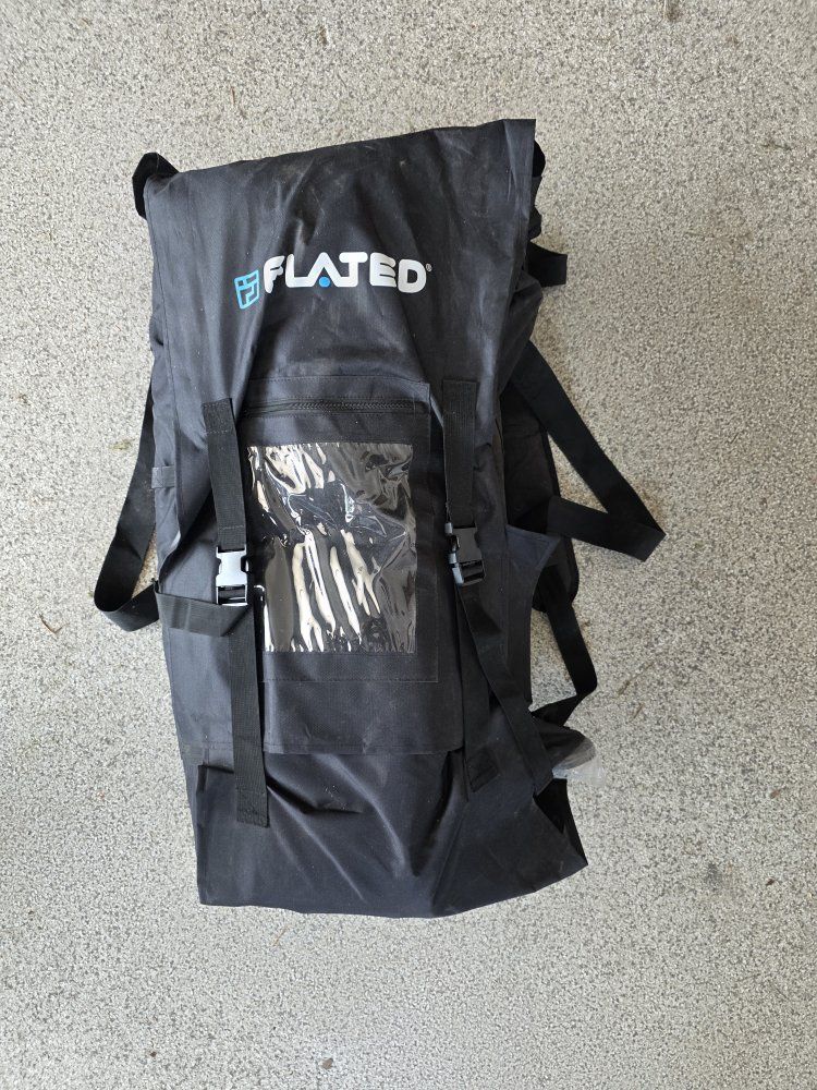 FLATED Inflatable Truck Topper/Camper Shell Backpack Carry Bag - Black, Durable