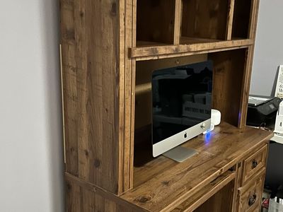 Desk with Shelves
