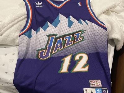 Adidas NBA Hardwood Classics John Stockton Utah Jazz Jersey Size Large