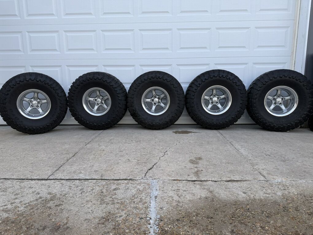 5x4.5 American Racing wheels w/Toyo MT’s