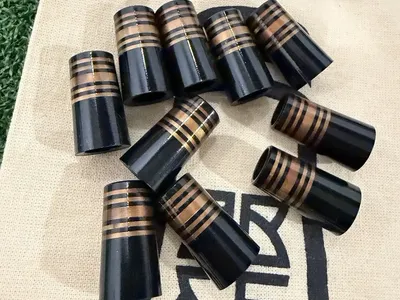 Set of 10 BB&F Co Golf Club Ferrules Cupric V1.1 Standard - Copper & Black