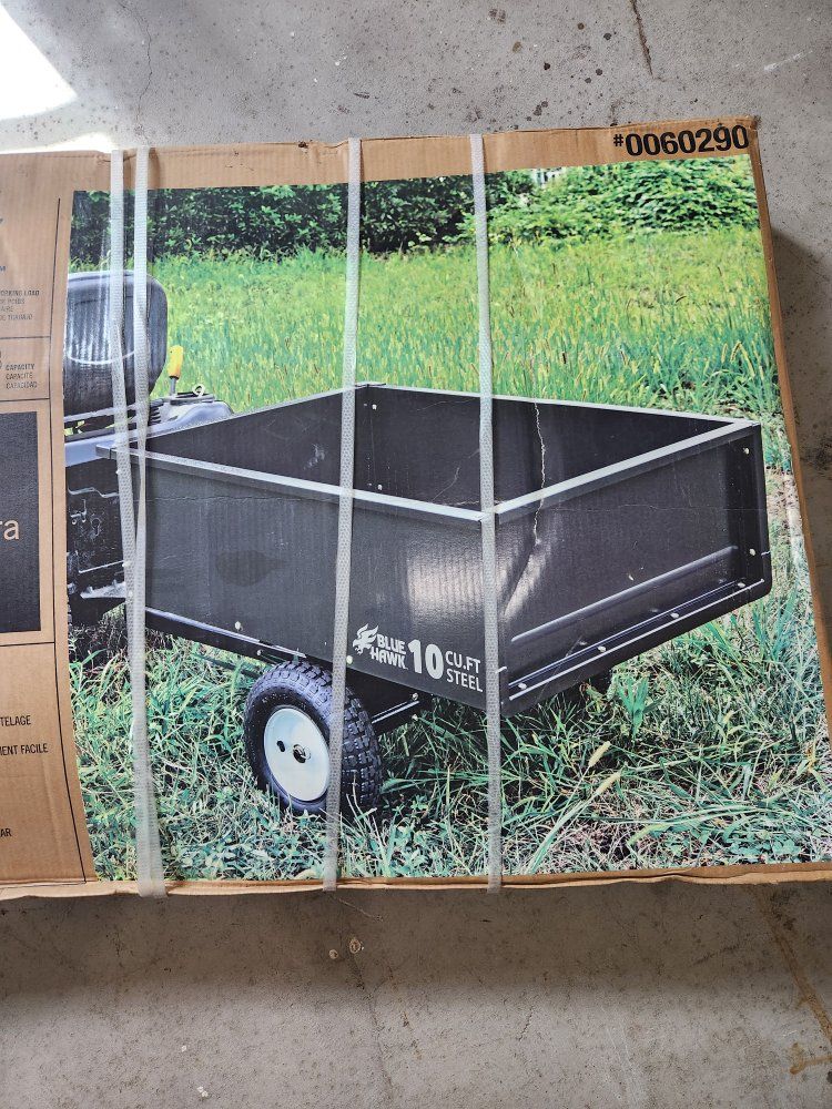 Lawn Tractor Dump Cart