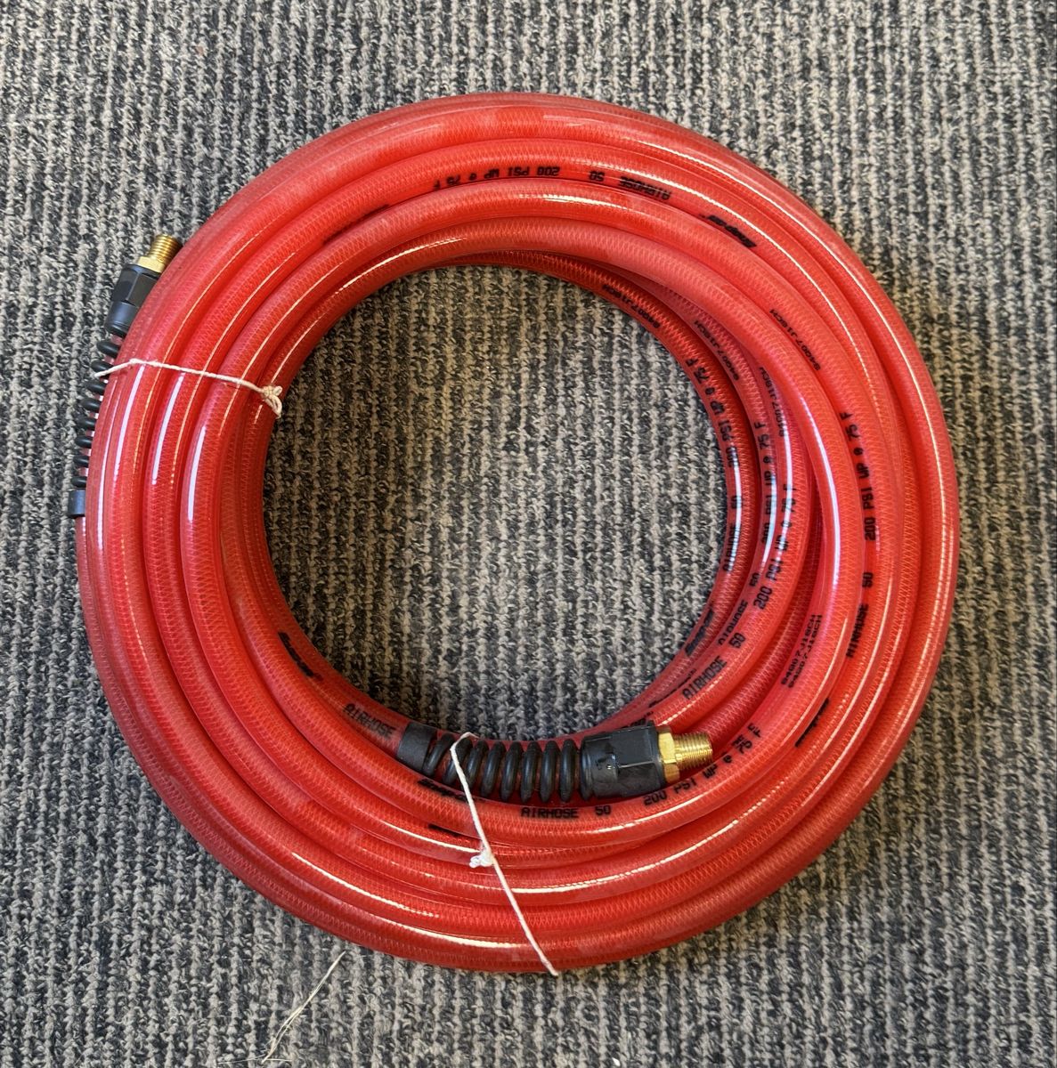 Snap On 50' Reinforced Polyurethane Air Hose (Red)