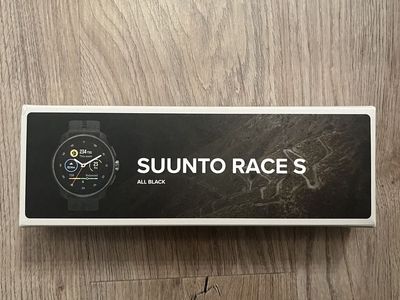 Suunto Race S All Black Smart Watch with Band