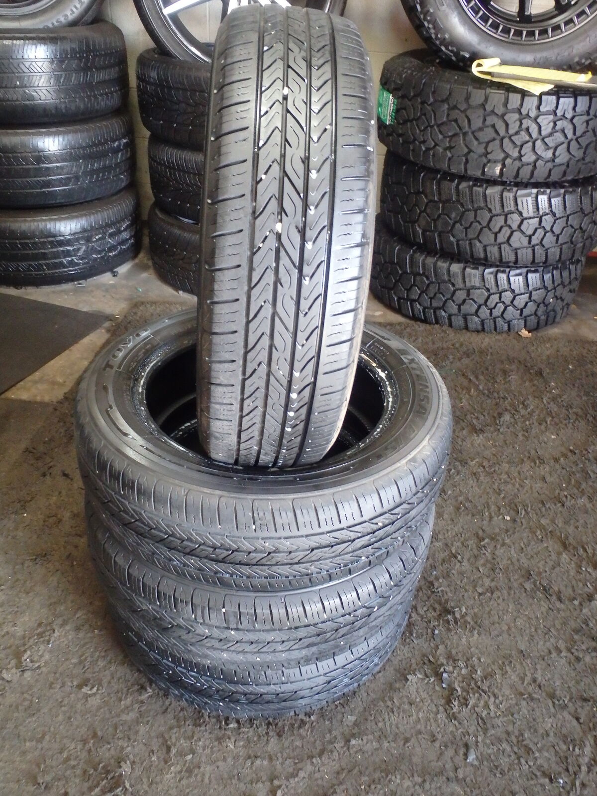 175/65R15 TOYO EXTENSA A/S II SET OF USED TIRES