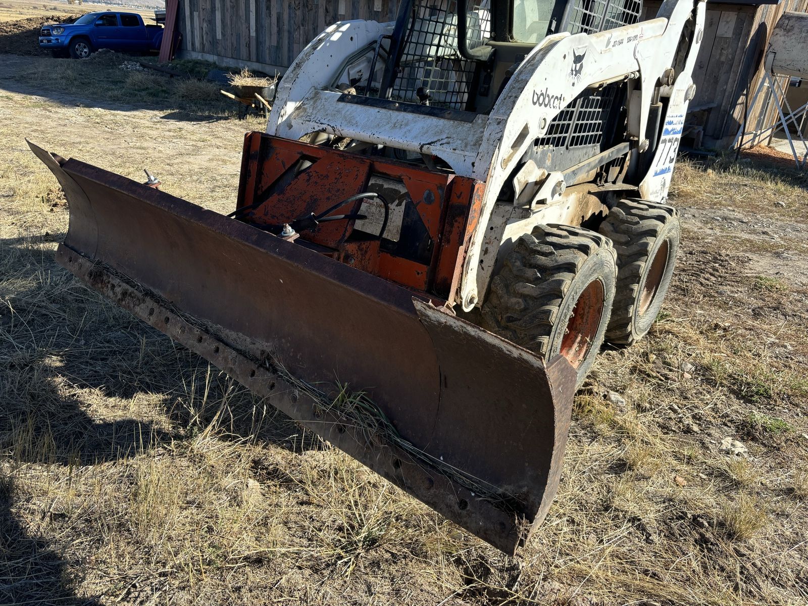 Skid Steer Dozer Snow Plow Blade Attachment - Project / Repair