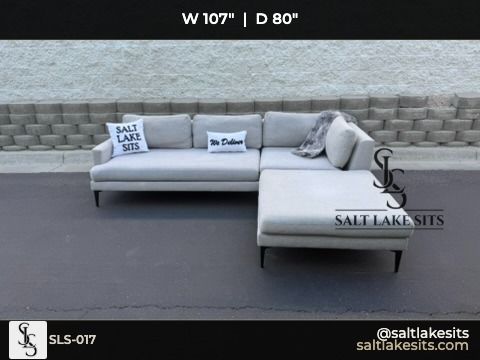 West Elm Andes Sectional Sofa Couch Delivery