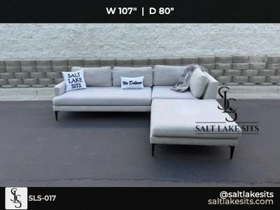 West Elm Andes Sectional Sofa Couch Delivery