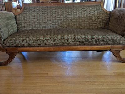 Antique Victorian Sofa/Loveseat Claw Foot Castor