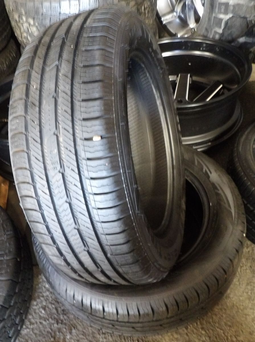 225/55R17 NOKIAN TYRES ONE PAIR OF TWO USED TIRES