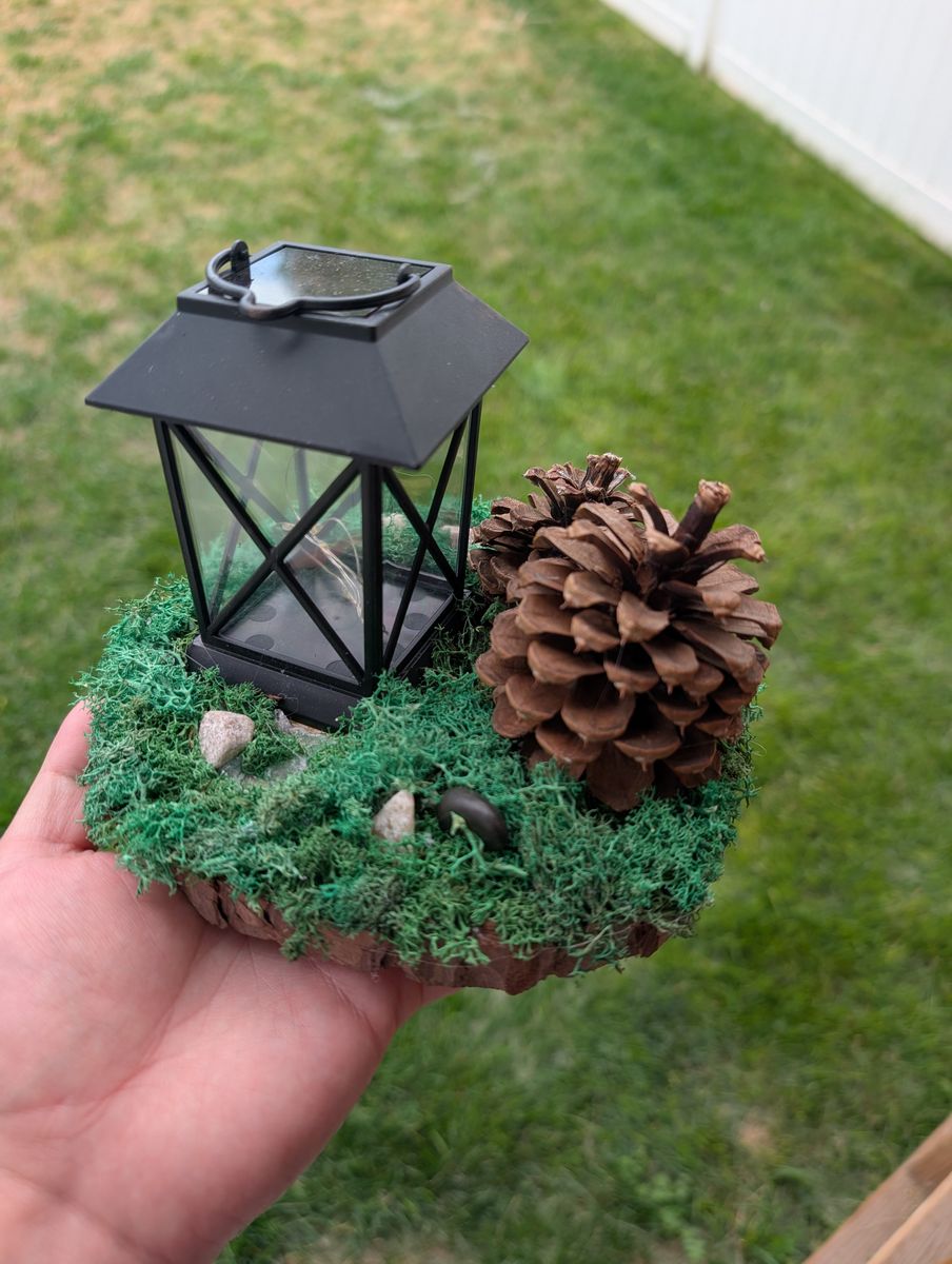 Foresty wedding centerpieces
