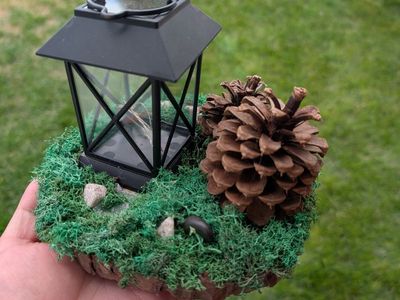 Foresty wedding centerpieces