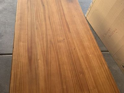 Rare Size, Massive Ten Foot Solid Acacia Tabletop