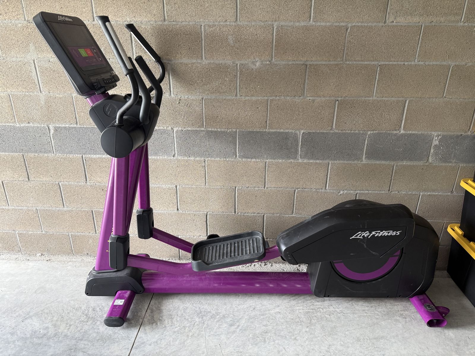 Life Fitness Activate Series Elliptical Cross-Trainer - Purple, Gently Used Home Gym Equipment