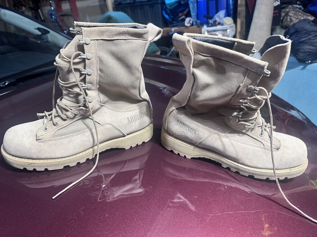 Mens Military Work Boots vibram