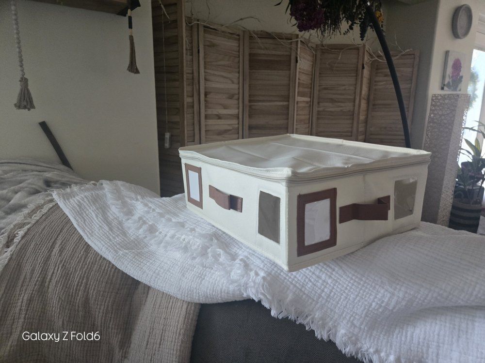 Storage Canvas Containers w/Zippers