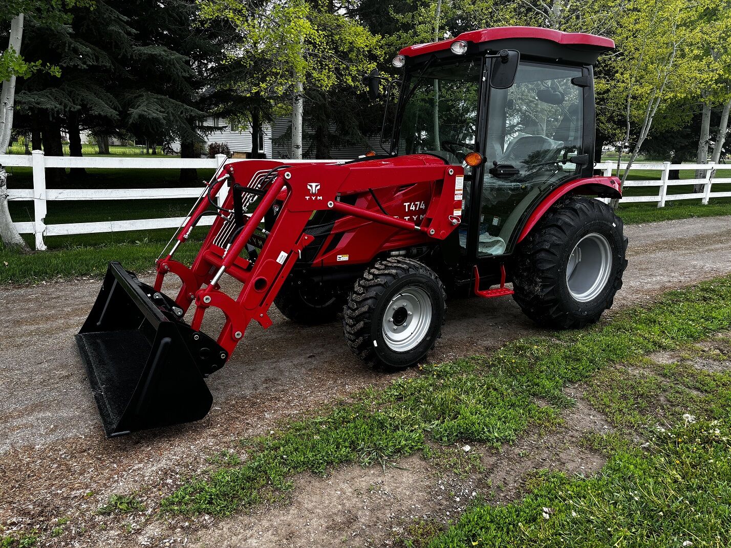 new 2025 TYM T474- 47 hp tractor loader 4x4