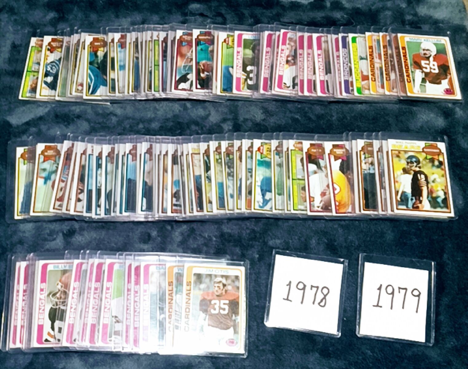 Vintage Football Cards 95 count 1978 & 1979