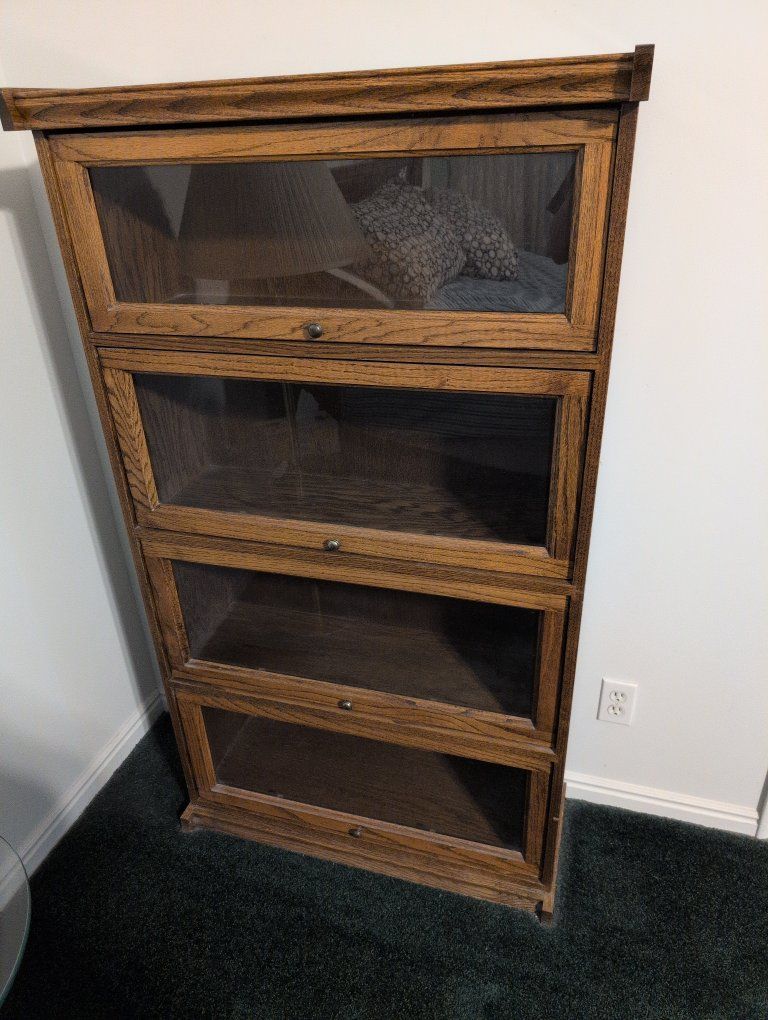 Oak Barrister Bookcase