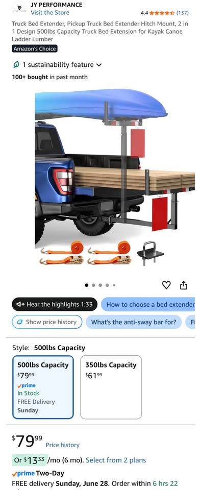 Truck bed extender